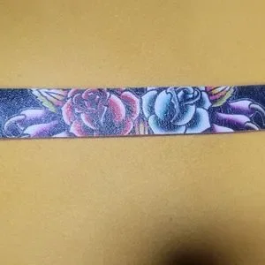 Ed Hardy Rose and Jaguar Belt Black Ed Hardy | Accessories | Ed Hardy Rose And Jaguar Belt Black  main image 3